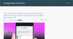 Desktop Screenshot of dragonlilygardens.com